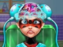 ملصق اللعبة Dotted Girl Brain Doctor