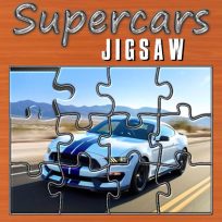 ملصق اللعبة Supercars Jigsaw