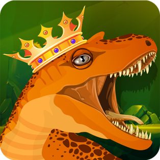 ملصق اللعبة The Dino King