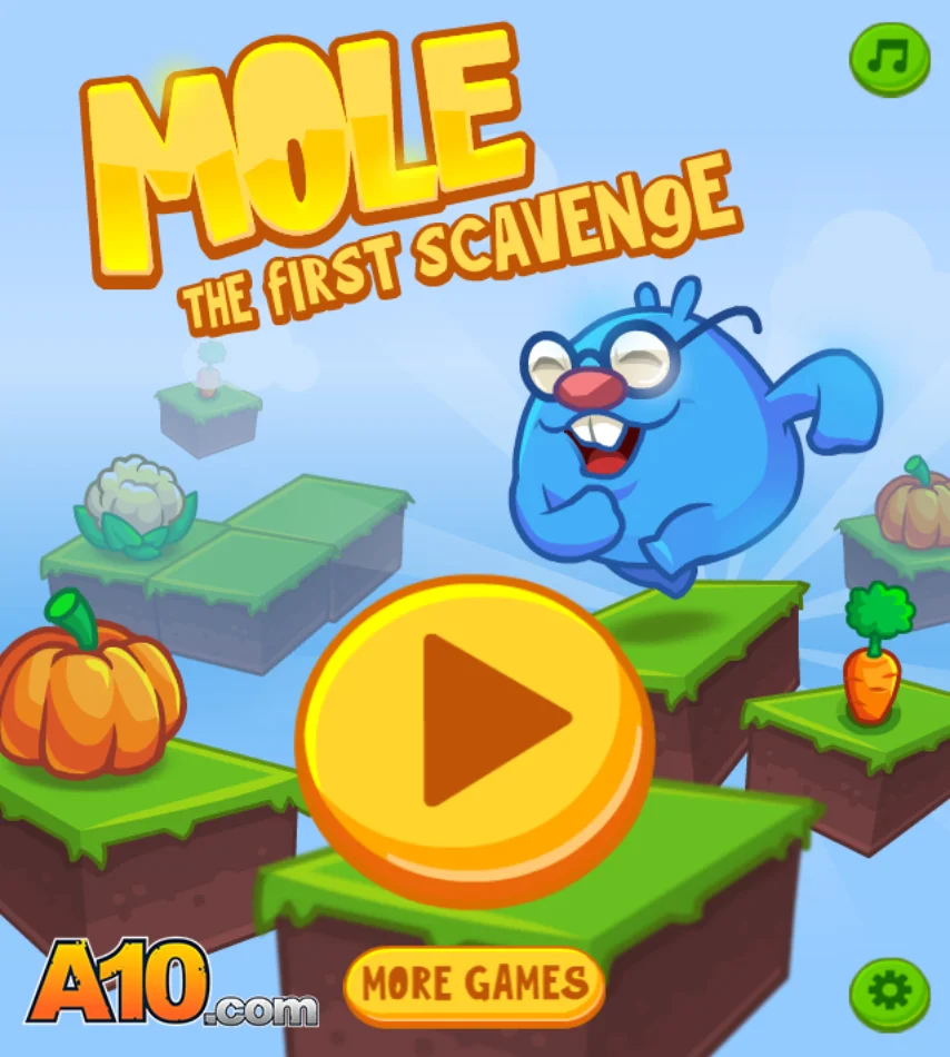 poster of Play Mole: the first scavenger Game Online 2024 game