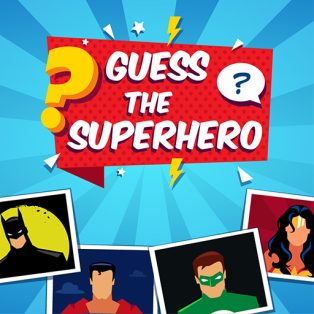 poster of Guess the Superhero game