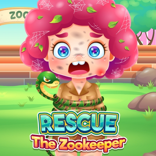poster of Play Funny Rescue Zookeeper Game Online 2024 game