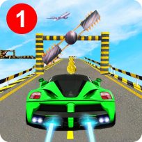 ملصق اللعبة Mega Car Ramp Impossible Stunt Game