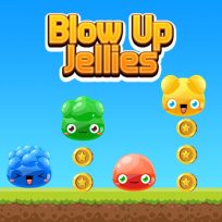 ملصق اللعبة Blow Up Jellies