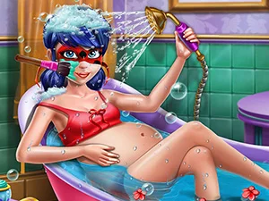 poster of Play Pregnant Dotted Girl Spa Game Online 2024 game