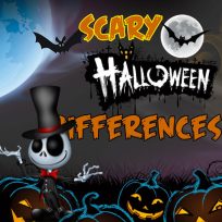 ملصق اللعبة Scary Halloween Differences