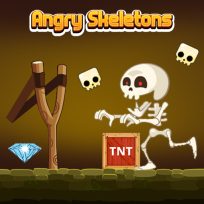 ملصق اللعبة Angry Skeletons