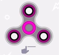 ملصق اللعبة Fidget Spinner Master