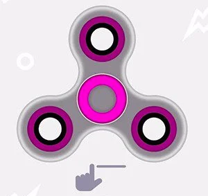 poster of Play Fidget Spinner Master Game Online 2024 game