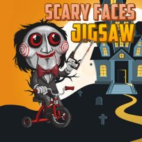 ملصق اللعبة Scary Faces Jigsaw