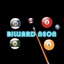 ملصق اللعبة Billiard Neon