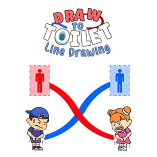 poster of Draw To Toilet – Line Drawing game