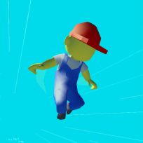 ملصق اللعبة Parkour Run 3D.IO