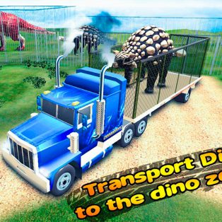 poster of Transport Dinos To The Dino Zoo game