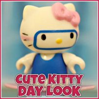 ملصق اللعبة Cute Kitty Day Look