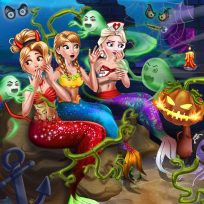 poster of Mermaid Haunted House game