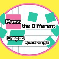 ملصق اللعبة Press the different Shaped Quadrangle