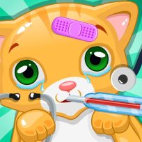 poster of Little Cat Doctor Pet Vet Game game