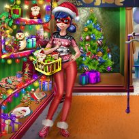 poster of Dotted Girl Christmas Shopping game