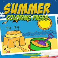 ملصق اللعبة Summer Coloring Pages