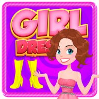 ملصق اللعبة Girl Dress Up