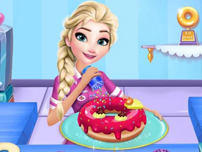 poster of Play Eliza Donuts Shop Game Online 2024 game