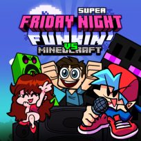 ملصق اللعبة Super Friday Night Funki vs Minedcraft