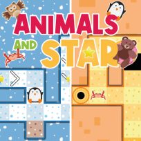 ملصق اللعبة Animals And Star