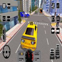 poster of Modern City Taxi Car Simulator game