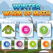 poster of Winter Warm Up Math game