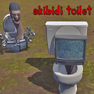 ملصق اللعبة skibidi toilet -2