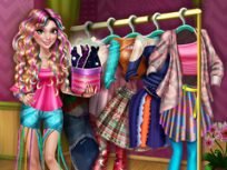 ملصق اللعبة Dove Hipster Dolly Dress Up H5