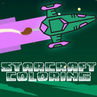 poster of Starcraft Coloring game