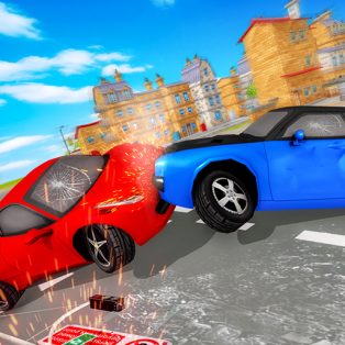 poster of Car Destroy Car game