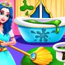 poster of Princess Home Cleaning game