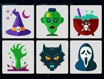 poster of My Halloween Items game