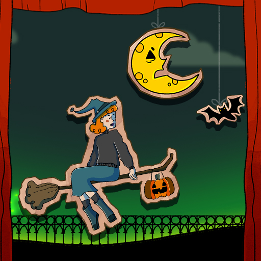 poster of Play Halloween Witch Fly Game Online 2024 game