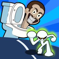 ملصق اللعبة Stickman vs Skibidi Toilet