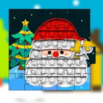 poster of Christmas Pop It Jigsaw game