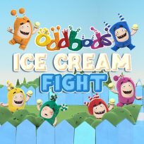 poster of Oddbods Ice Cream Fight game