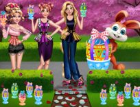 ملصق اللعبة Girls Easter Chocolate Eggs