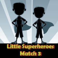 ملصق اللعبة Little Superheroes Match 3