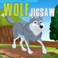 ملصق اللعبة Wolf Jigsaw