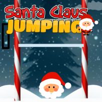 ملصق اللعبة Santa Claus Jumping