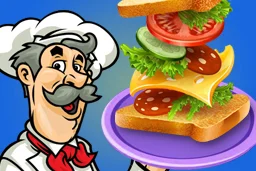 poster of Play Sandwich Baker Game Online 2024 game