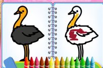 ملصق اللعبة Coloring Birds Game