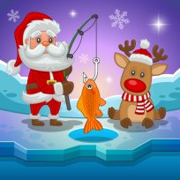 ملصق اللعبة Santa’s Christmas Fishing