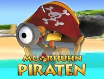 ملصق اللعبة Moorhuhn Pirates