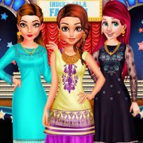 poster of Princess Indian Gala Fashion game