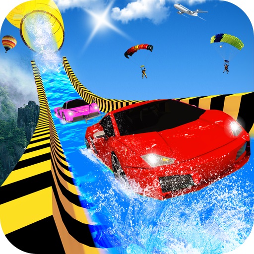 poster of Play Water Slide Car Racing adventure 2020 Game Online 2024 game